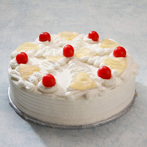 Eggless Pineapple Cake